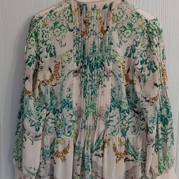 SOLD Anthro Maeve Jungle Ria Drop-waist Dress - Picture 6 of 8